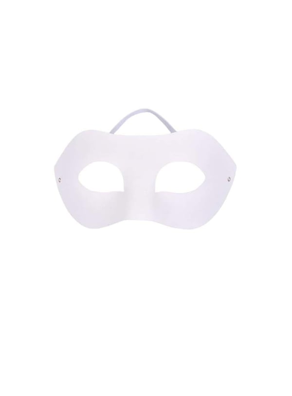 Boyanabilir Karton Maske Hobi ve Etkinlik Maskesi Dıy Göz Maske