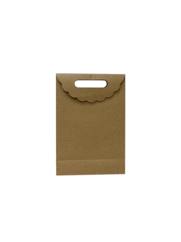 El Geçme Kraft Çanta Karton Hediye Çantası 11,5X17 Cm 25'li