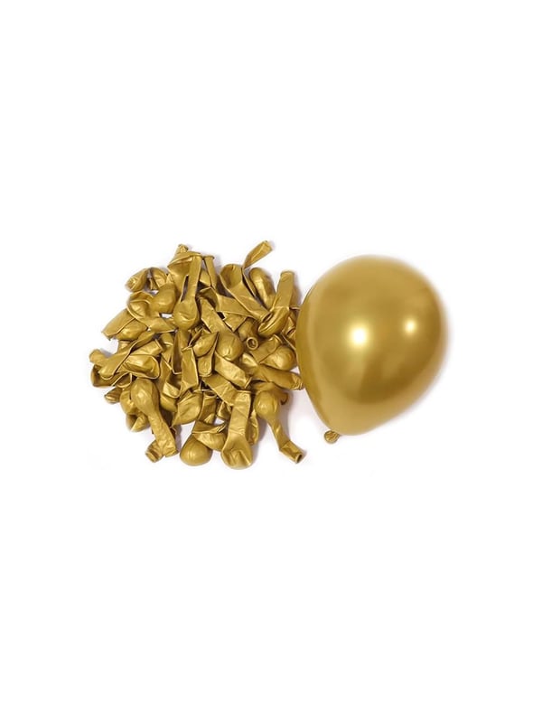 Krom Lateks Mini Balon Gold 5 inc 12 cm 10'lu