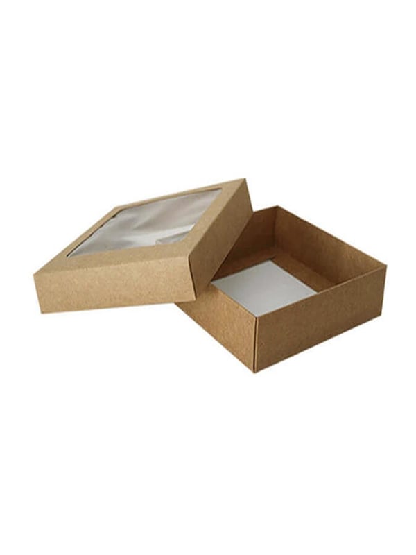 Pencereli Kutu Kraft 32X32X9 Cm