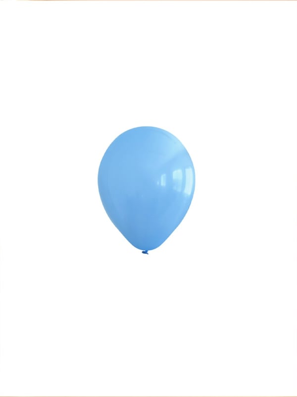Açık Mavi Lateks Mini Balon 5 inc 12 cm 100'lü - Düz Renk Balon | Parti Adresi
