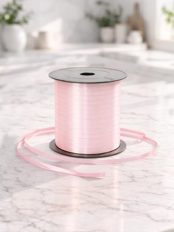 Açık Pembe Rafya Kurdele – Hediye Paketleme Balon Bağlama Şeridi 8 mm 300 Mt - Kurdele ve Ambalaj İpleri | Parti Adresi