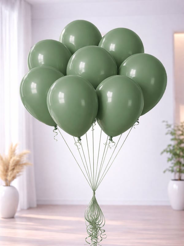 Adaçayı Retro Balon 12 inc 100'lü - Retro Balon | Parti Adresi