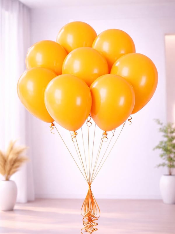 Amber Rengi Balon 12 inc 100'lü - Lateks Balonlar | Parti Adresi