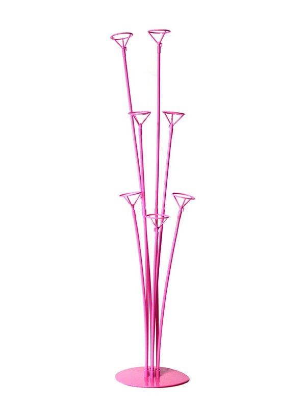 Ayaklı Balon Standı 7'li 75 Cm Pembe