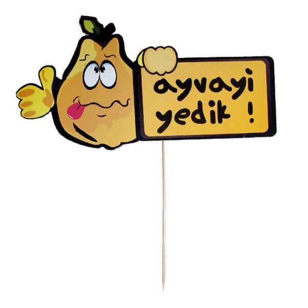 Ayvayı Yedik Konuşma Balonu