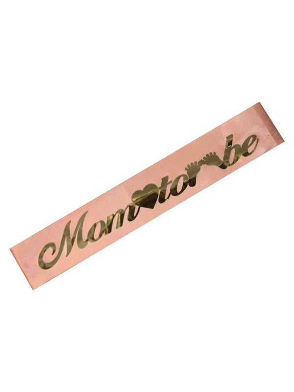 Baby Shower Mom To Be Kuşak Rose Gold