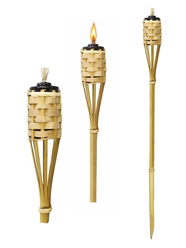 Bambu Meşale Dekoratif Bahçe Meşalesi 90 cm 4'lü - Dekoratif Ürünler | Parti Adresi
