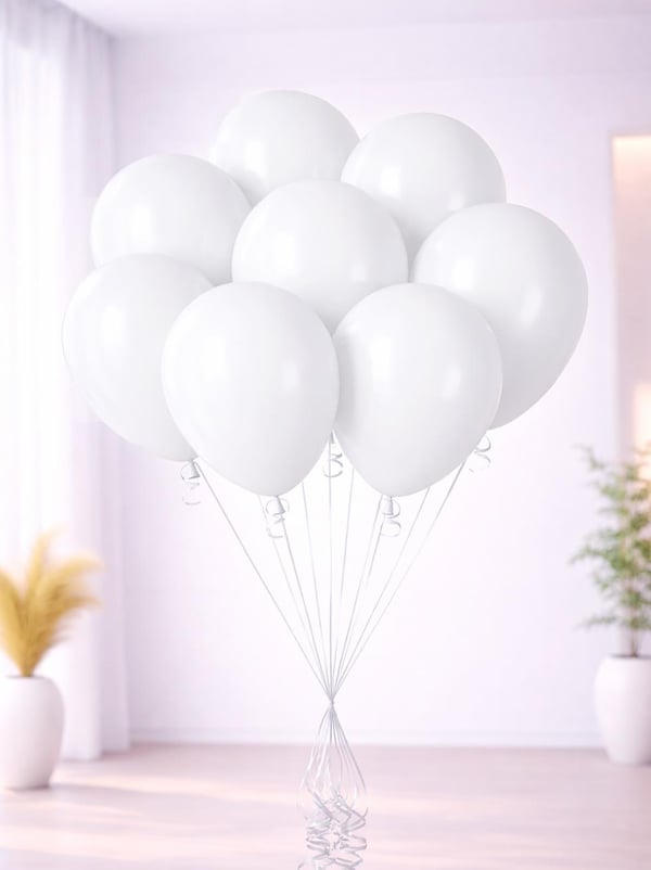 Beyaz Balon 100'Lü 12