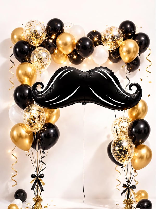 Bıyık Folyo Balon  40