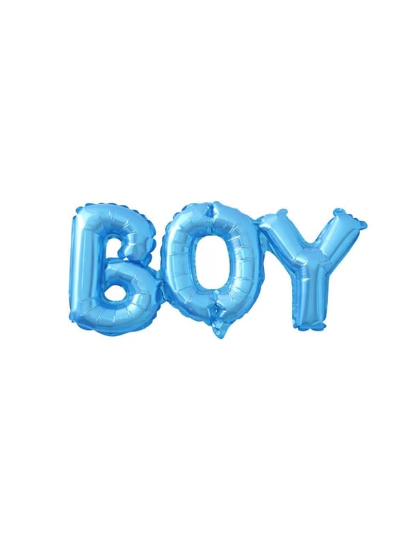 Boy Mavi Folyo Balon 52 cm - Parti Balonu | Parti Adresi