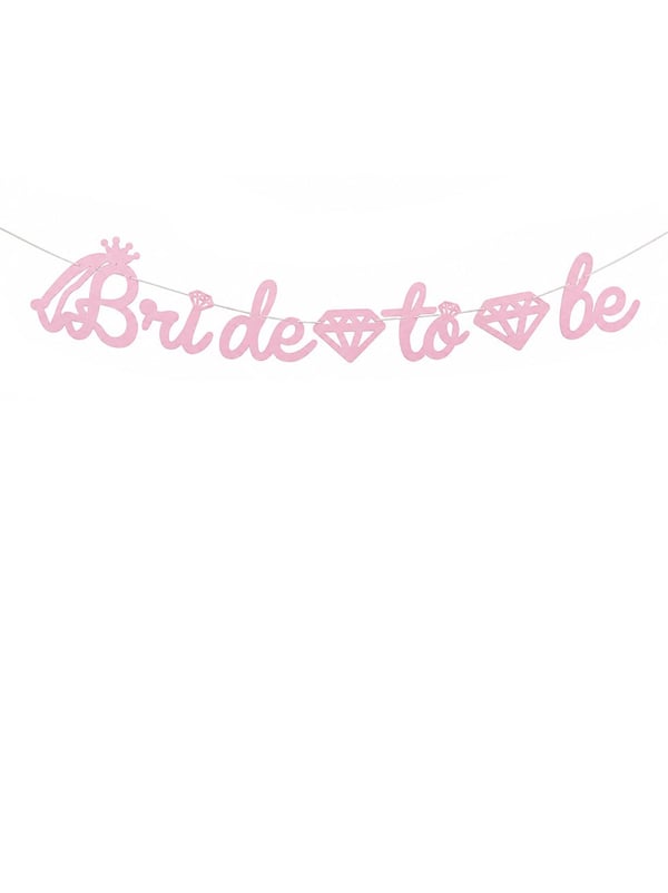 Bride To Be Kaligrafi Banner Bekarlığa Veda Parti Süsü Pembe - Bekarlığa Veda Partisi | Parti Adresi