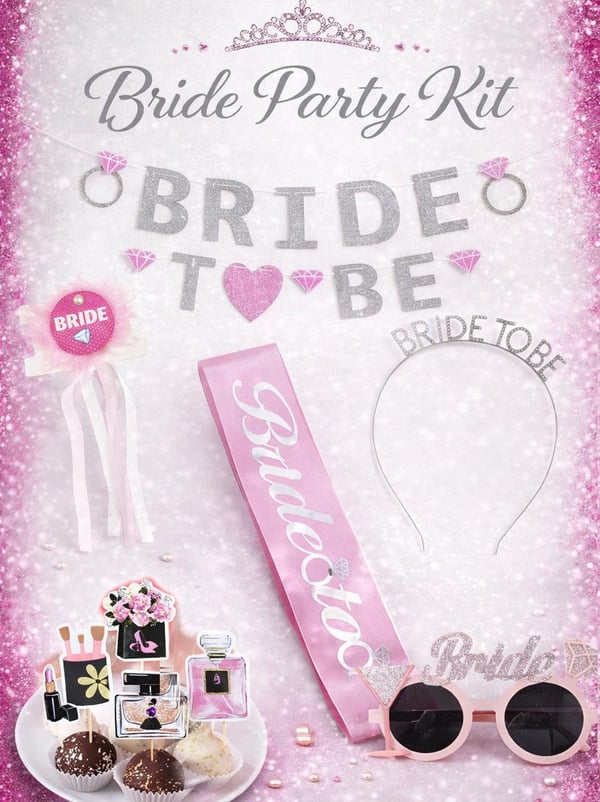 Bride To Be Parti Seti Bekarlığa Veda Partisi Set Pembe Gümüş - Bekarlığa Veda Partisi | Parti Adresi