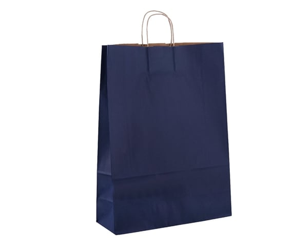 BÜKÜM SAPLI ÇANTA 40X50X12CM 25'Lİ LACİVERT
