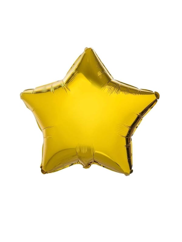 Altın Yıldız Folyo Balon 18