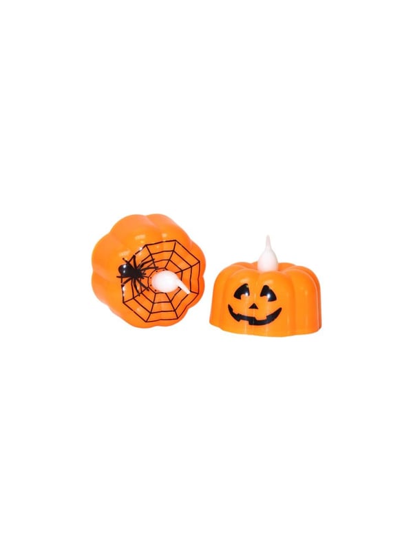 Cadılar Bayramı Balkabağı Pilli Led Mum Halloween Parti Dekorasyonu