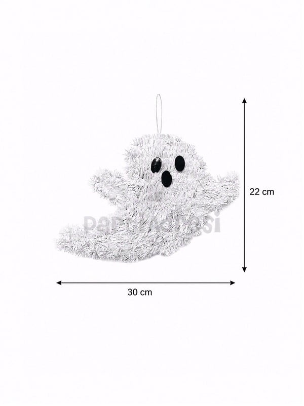 Cadılar Bayramı Asılabilir Hayalet Süs – Halloween Parti Dekoru Beyaz 22 cm - Örümcekler ve Dekor Örtüleri | Parti Adresi