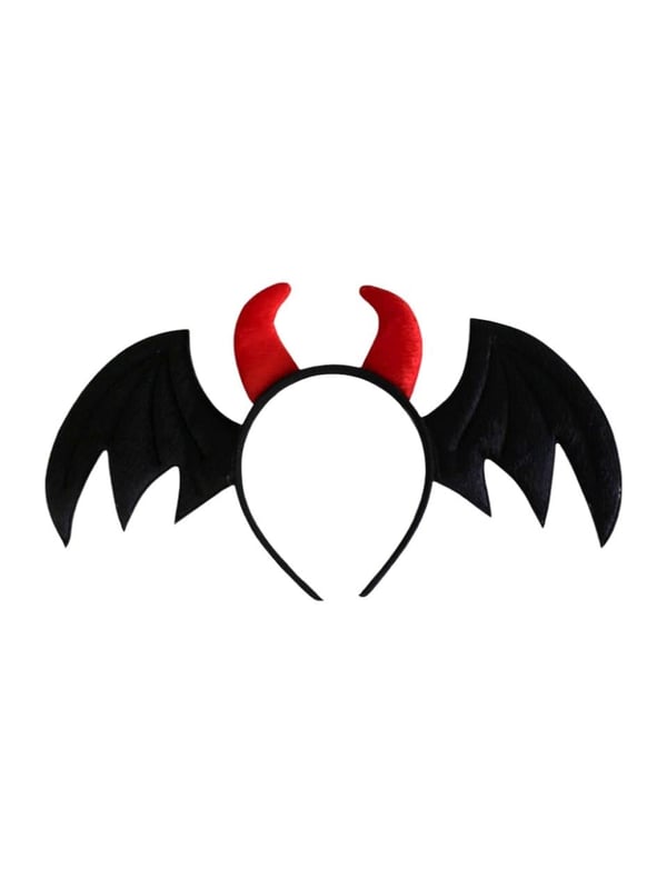 Cadılar Bayramı Şeytan Mızrağı Yarasa Taç Set Halloween Parti Aksesuarı  - Halloween Kostüm Aksesuarları | Parti Adresi