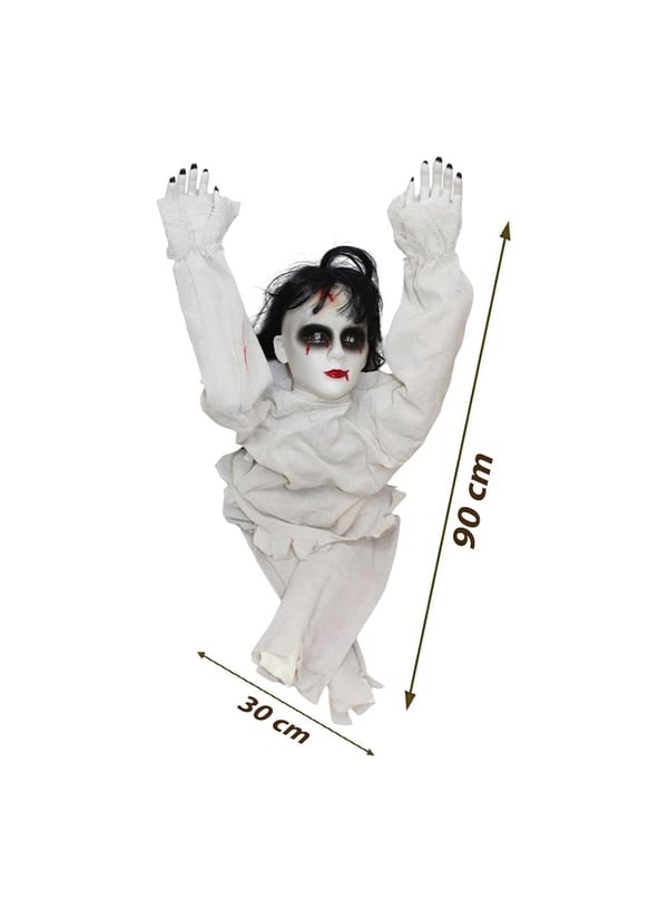 Cadılar Bayramı Sürünen Ölü Gelin Hareketli Halloween Parti Dekoru