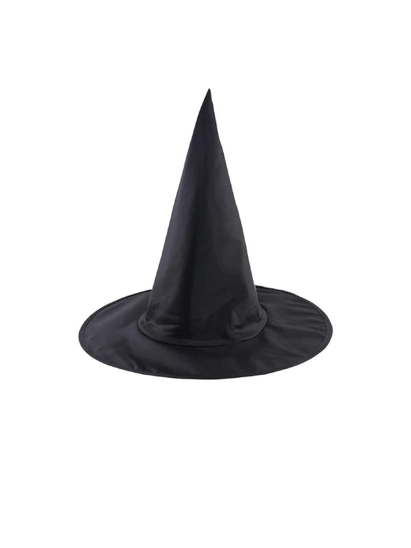 Cadılar Bayramı Cadı Şapkası Halloween Parti Kostüm Aksesuarı Siyah