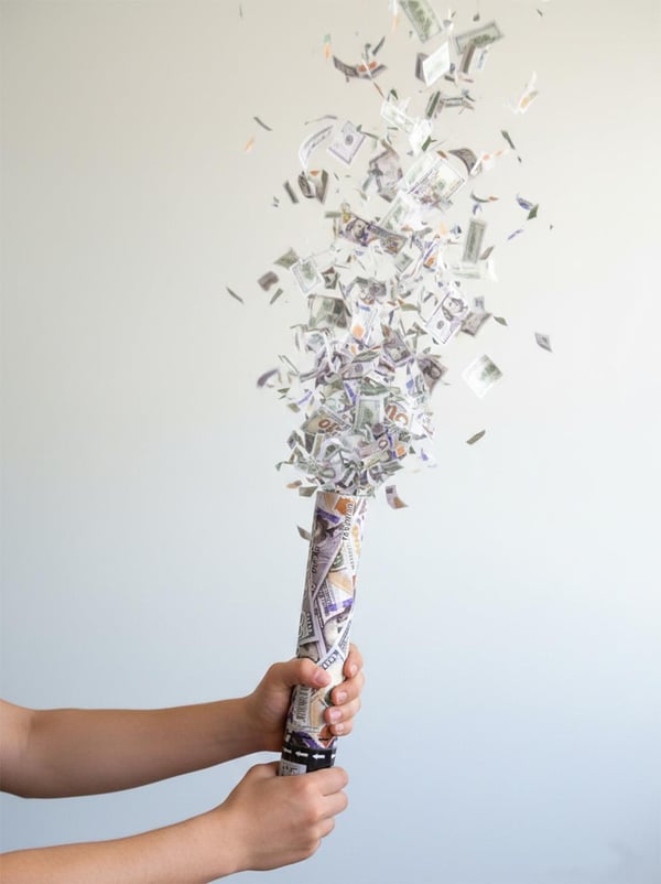 Dolar Konfeti 30 cm - Konfeti Çeşitleri | Parti Adresi