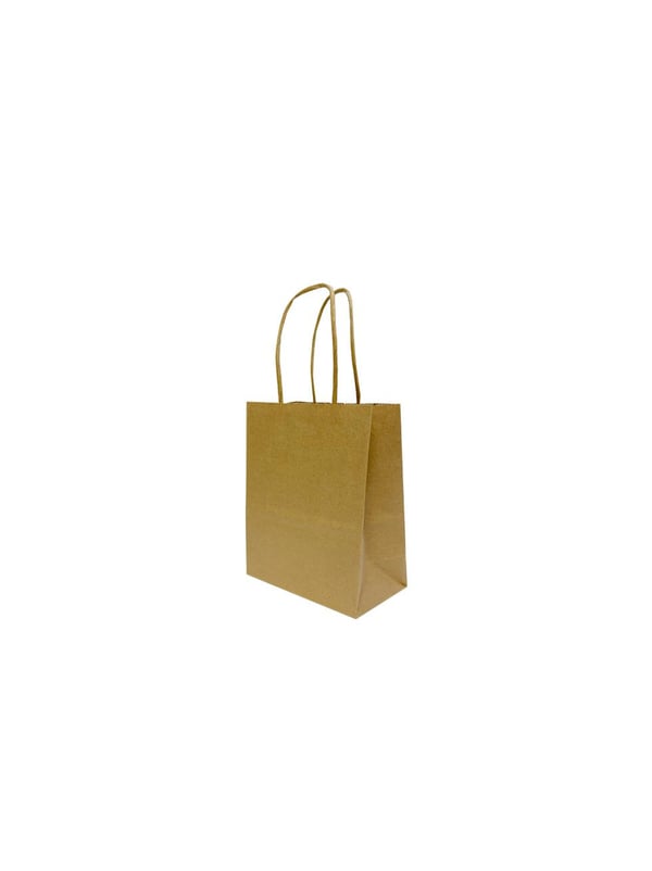 Karton Çanta Alışveriş Çantası Hediye Çantası Kraft 10x15 cm 12'li