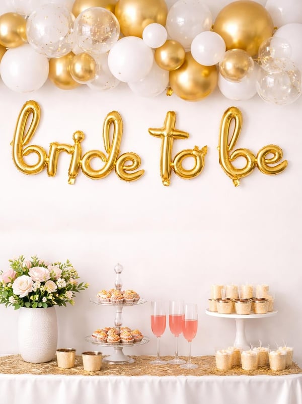 El Yazılı Bride To Be Folyo Balon Altın - Parti Balonu | Parti Adresi