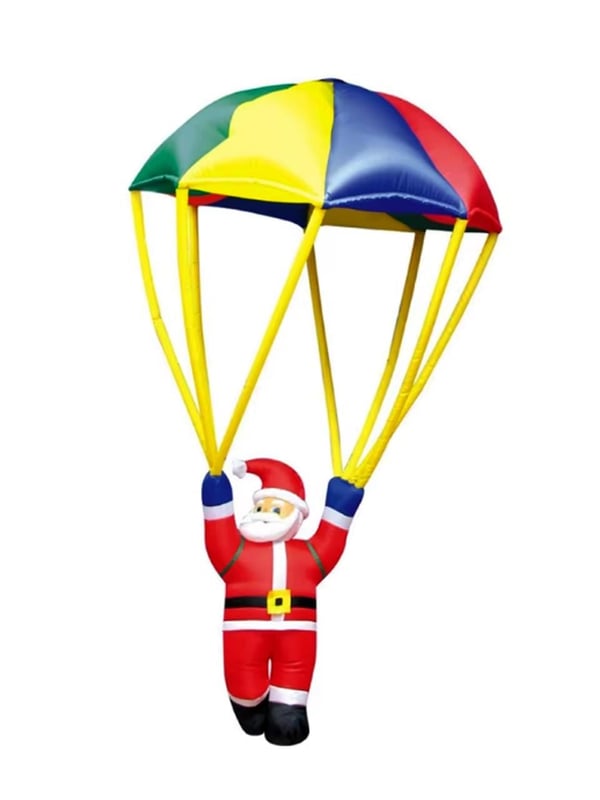 Yılbaşı Şişme Noel Baba Paraşütlü