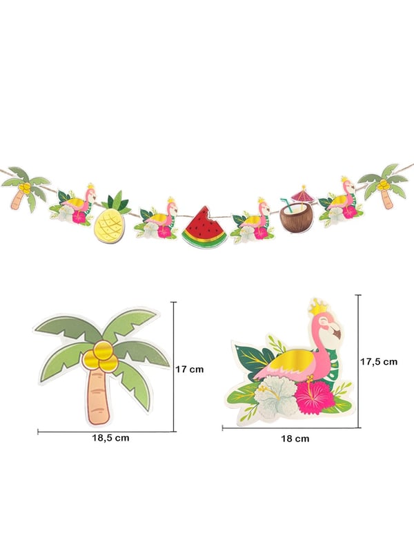 Flamingo Simli Dekoratif Banner - Flamingo | Parti Adresi