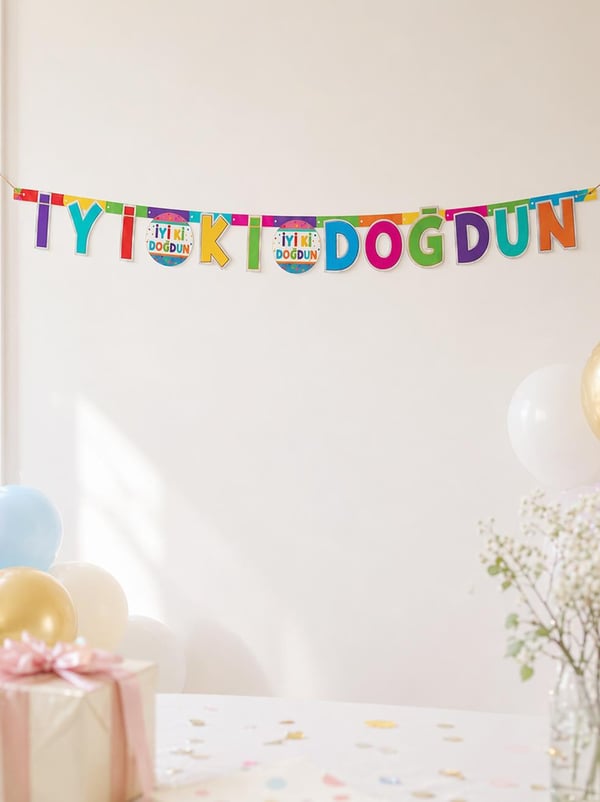 Funstar İyi Ki Doğdun Yazı -  | Parti Adresi