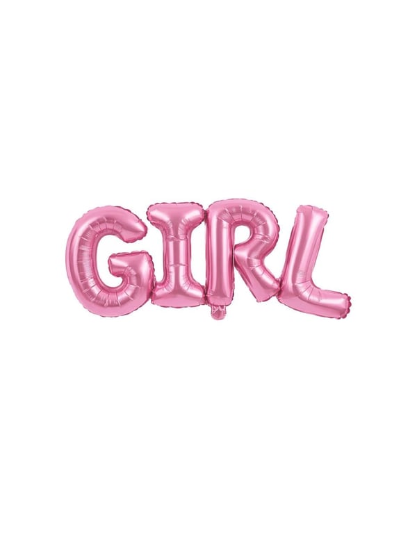 Girl Folyo Balon Baby Shower Cinsiyet Belirleme Parti Balonu 60 cm - Parti Balonu | Parti Adresi