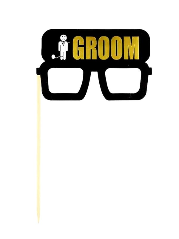 Groom Yazılı Damat Bekarlığa Veda Parti Gözlüğü