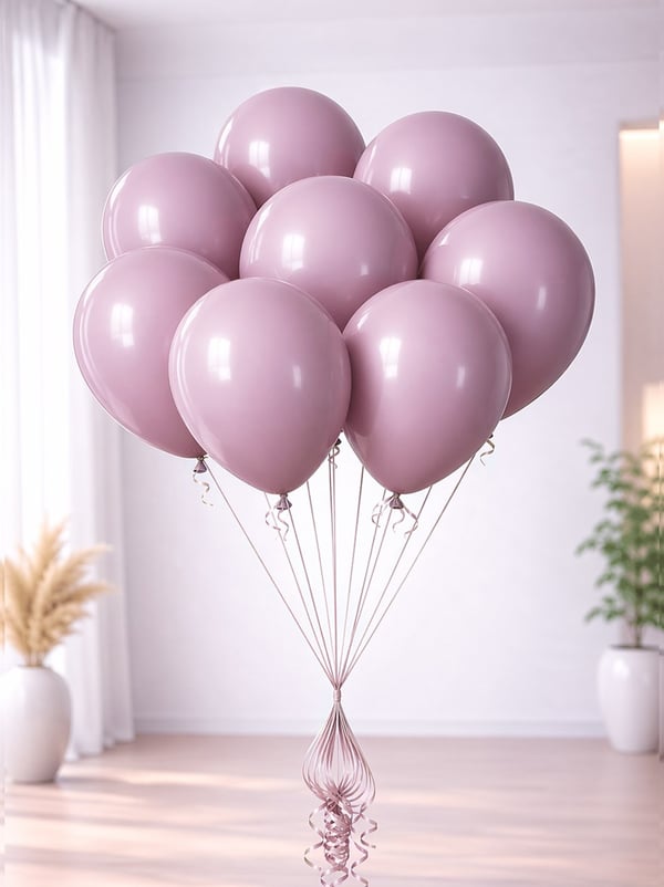 Gül Kurusu Retro Balon 12 inc 100'lü - Retro Balon | Parti Adresi