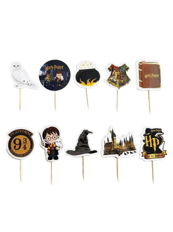 Harry Potter Temalı Kürdan 10'lu - Pipet ve Kürdanlar | Parti Adresi