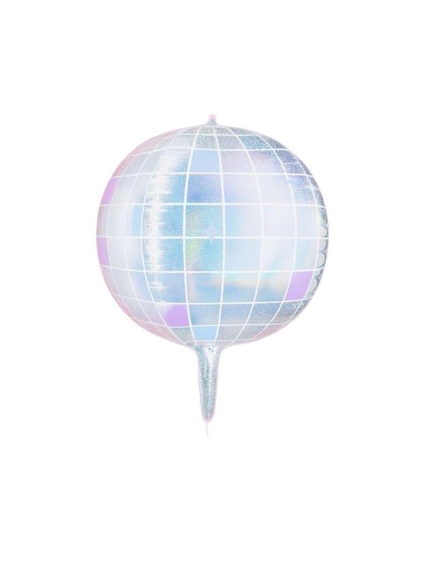 Hologram Efektli Disko Topu Folyo Balon – Bekarlığa Veda & Doğum Günü 55 cm - Parti Balonu | Parti Adresi