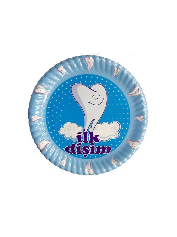 İlk Dişim Tabak Erkek - Diş Buğdayı | Parti Adresi
