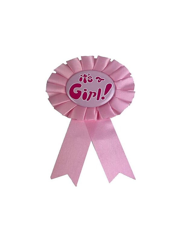 Its'a Girl Rozet Pembe