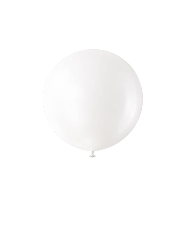 Jumbo Balon Beyaz Parti Balonu 18 inc 45 cm 25'li - Düz Renk Balon | Parti Adresi