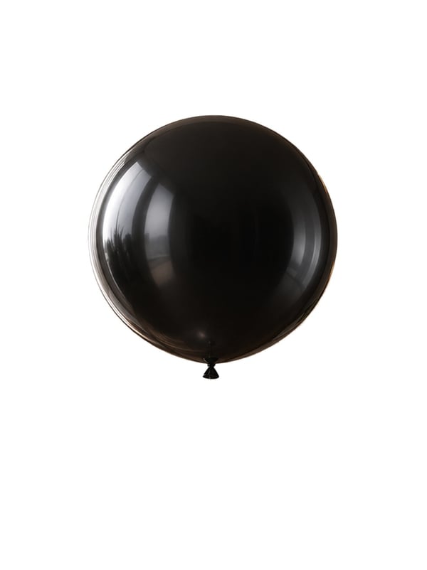 Jumbo Balon Siyah Parti Balonu 18 inc 45 cm 25'li - Düz Renk Balon | Parti Adresi