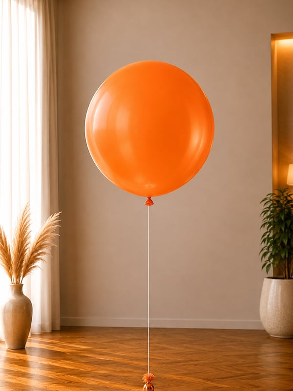 Jumbo Balon Turuncu Parti Balonu 18 inc 45 cm 25'li - Düz Renk Balon | Parti Adresi