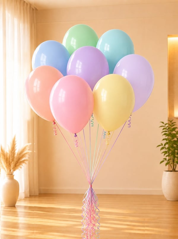 Karışık Pastel Makaron Lateks Balon 12 inc 100'lü – Parti ve Organizasyon Balonu - Makaron Balon | Parti Adresi