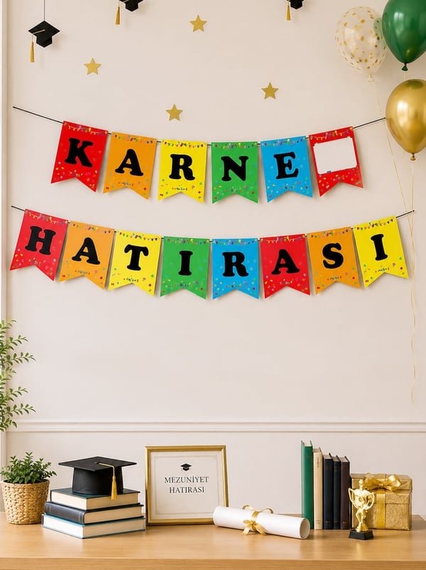 Karne Hatırası Bayrak Flama Banner  - Yazı ve Flamalar | Parti Adresi