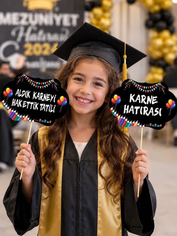 Karne Hatırası Konuşma Balonu Mezuniyet Konuşma Balonu 5'li - Diğer Süs Çeşitleri | Parti Adresi