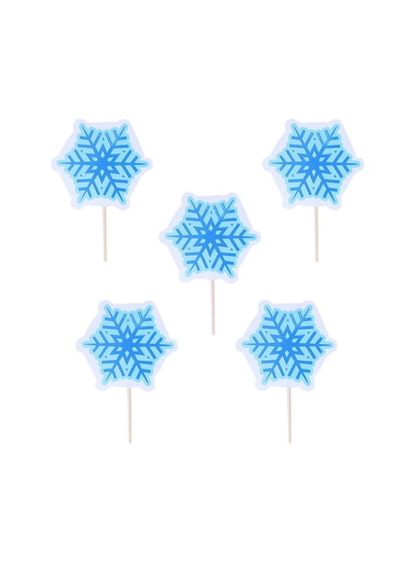 Kartanesi Frozen Temalı Kürdan Figürlü Pasta Süsü Cupcake Kürdanı 10'lu - Pipet ve Kürdanlar | Parti Adresi