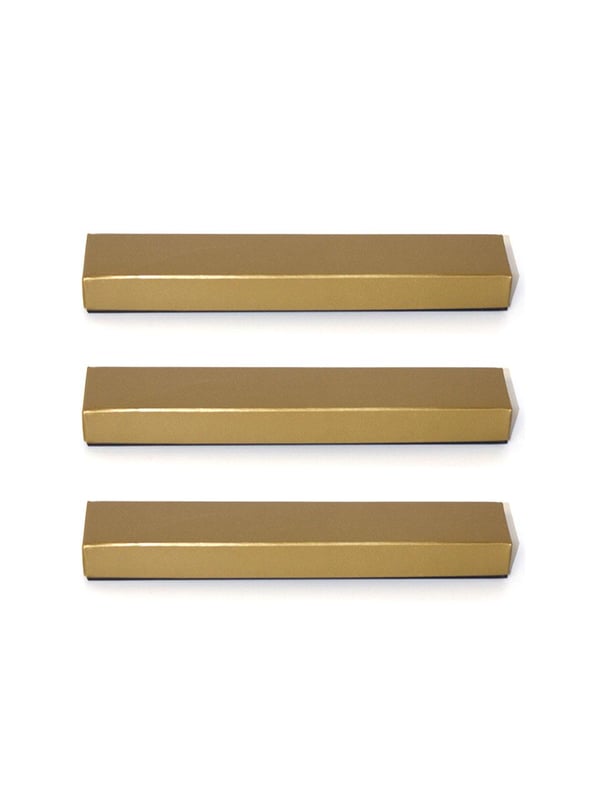 Karton Takı ve Tespih Kutusu Hediye Kutusu Gold 12'li 4x21 cm