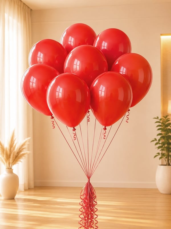 Kırmızı Balon 12 inc 100'lü - Lateks Balonlar | Parti Adresi