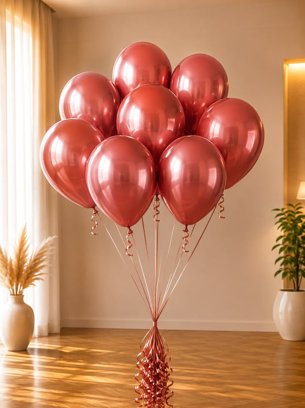 Kırmızı Krom Balon 12 inc 50'li - Krom Balon | Parti Adresi