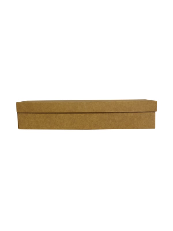 Kraft Kutu Hediye Kutusu Dikdörtgen Çiçek Kutusu 7,5X34X6,5 Cm