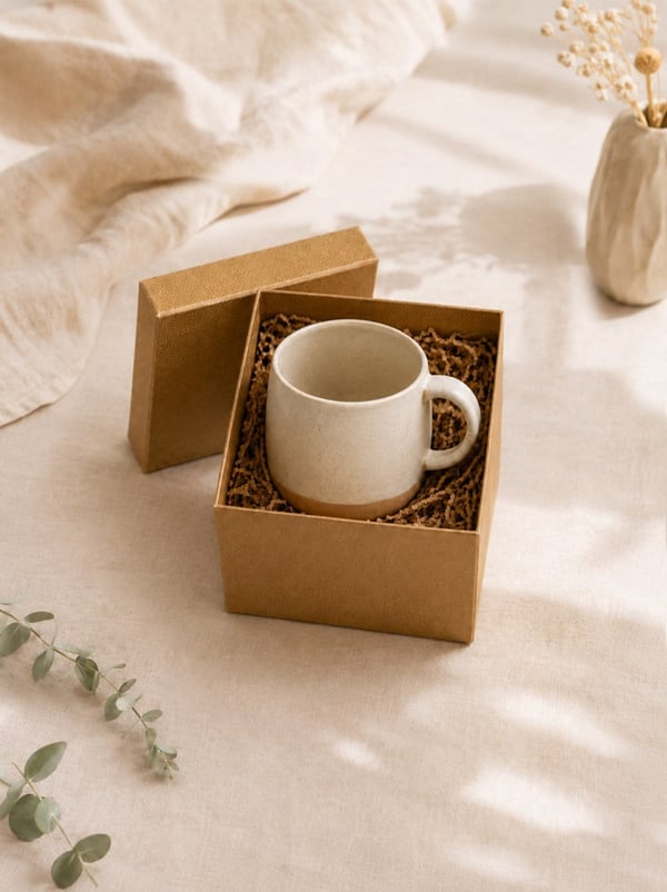 Kraft Kutu Karton Hediye Kutusu 10X10X14 Cm - Kraft ve Asetat Kutular | Parti Adresi