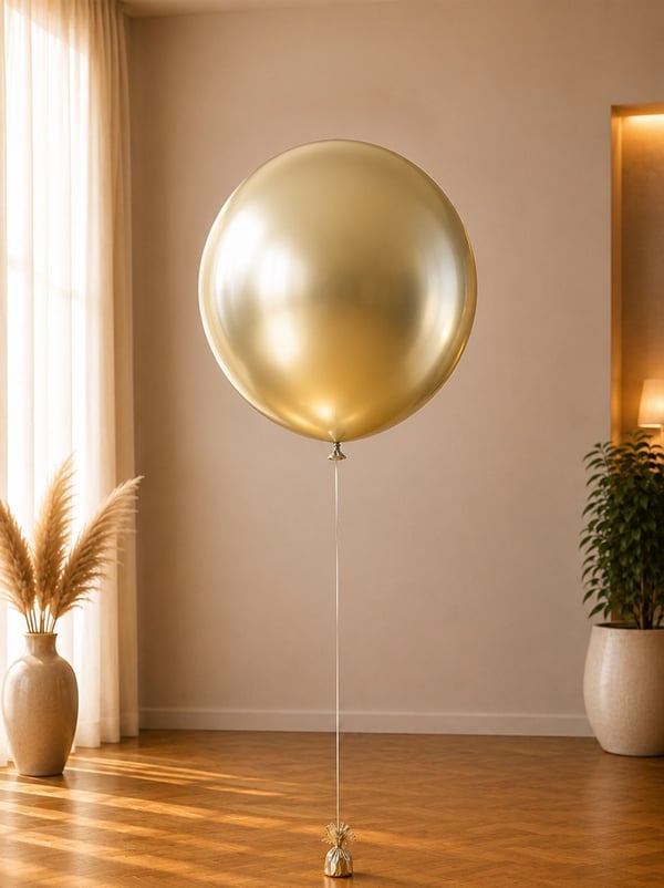 Krom Jumbo Balon Gold Parti Balonu 18 inc 45 cm 25'li - Krom Balon | Parti Adresi
